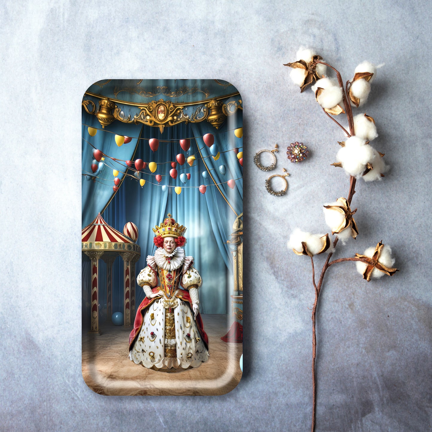 Plateau Bois - Alice Queen - 43x22 cm