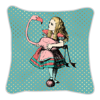 Cushions -  Alice Flamingo Heart