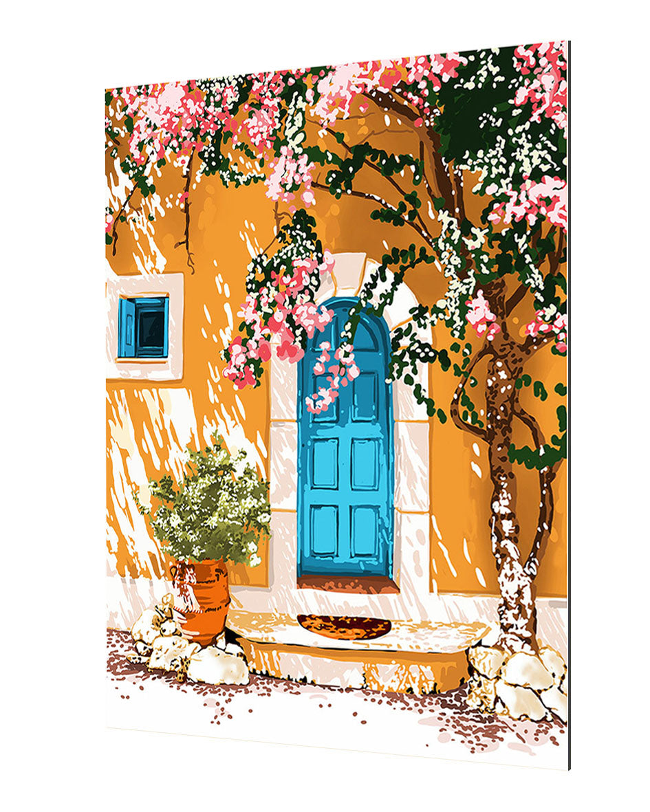 83 Oranges - Blue Door And Window