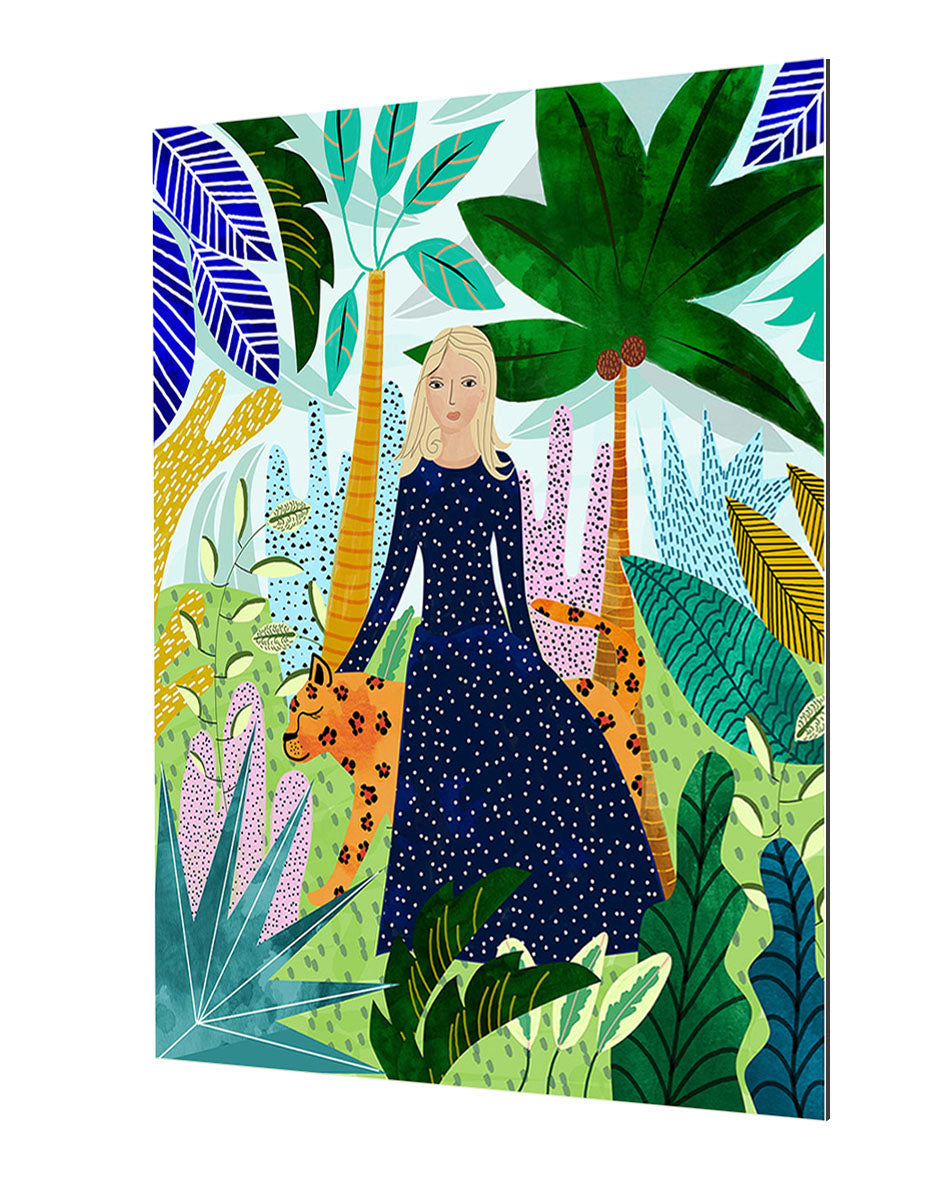 83 Oranges - Woman And Leopard