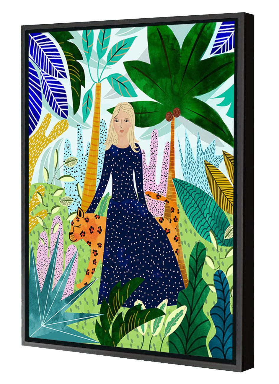 83 Oranges - Woman And Leopard
