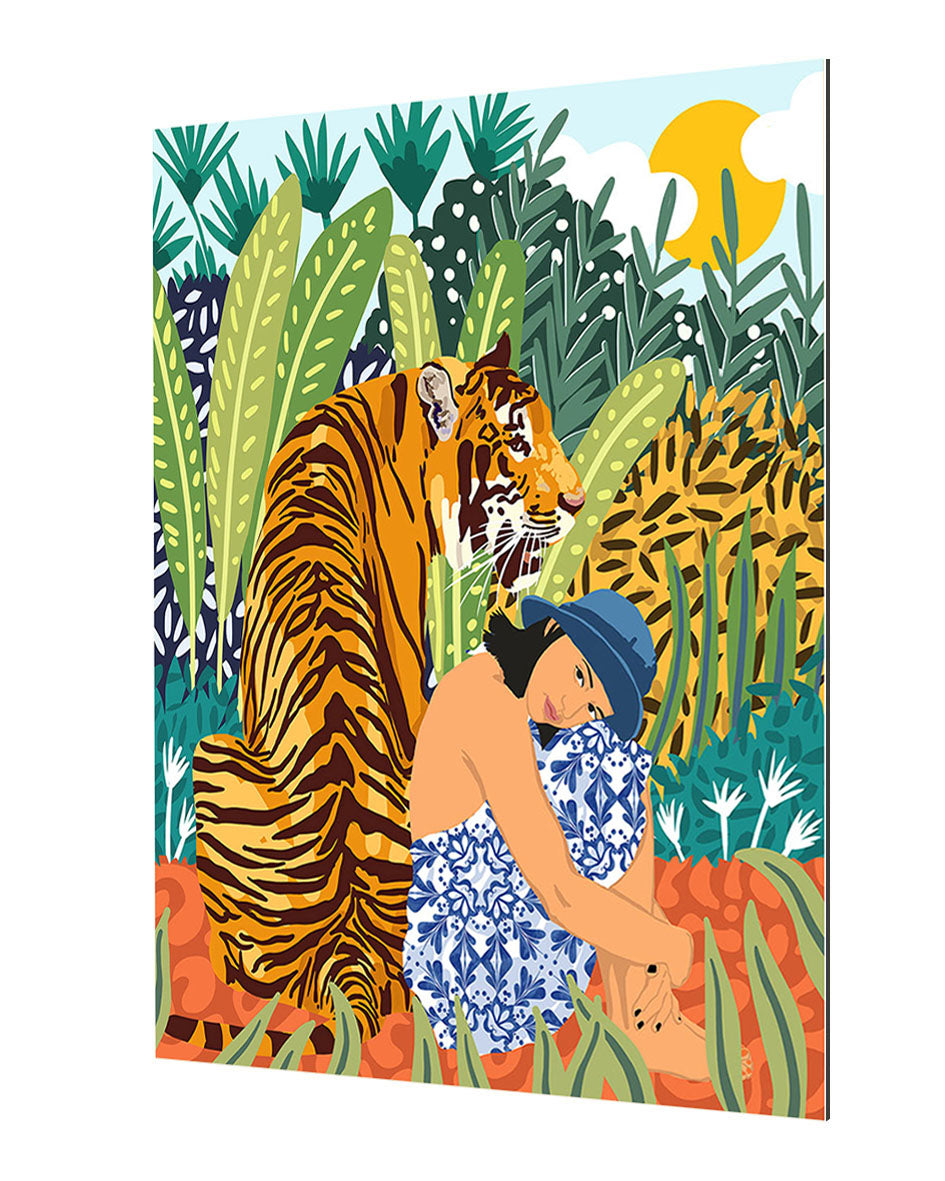 83 Oranges - Woman And Tiger