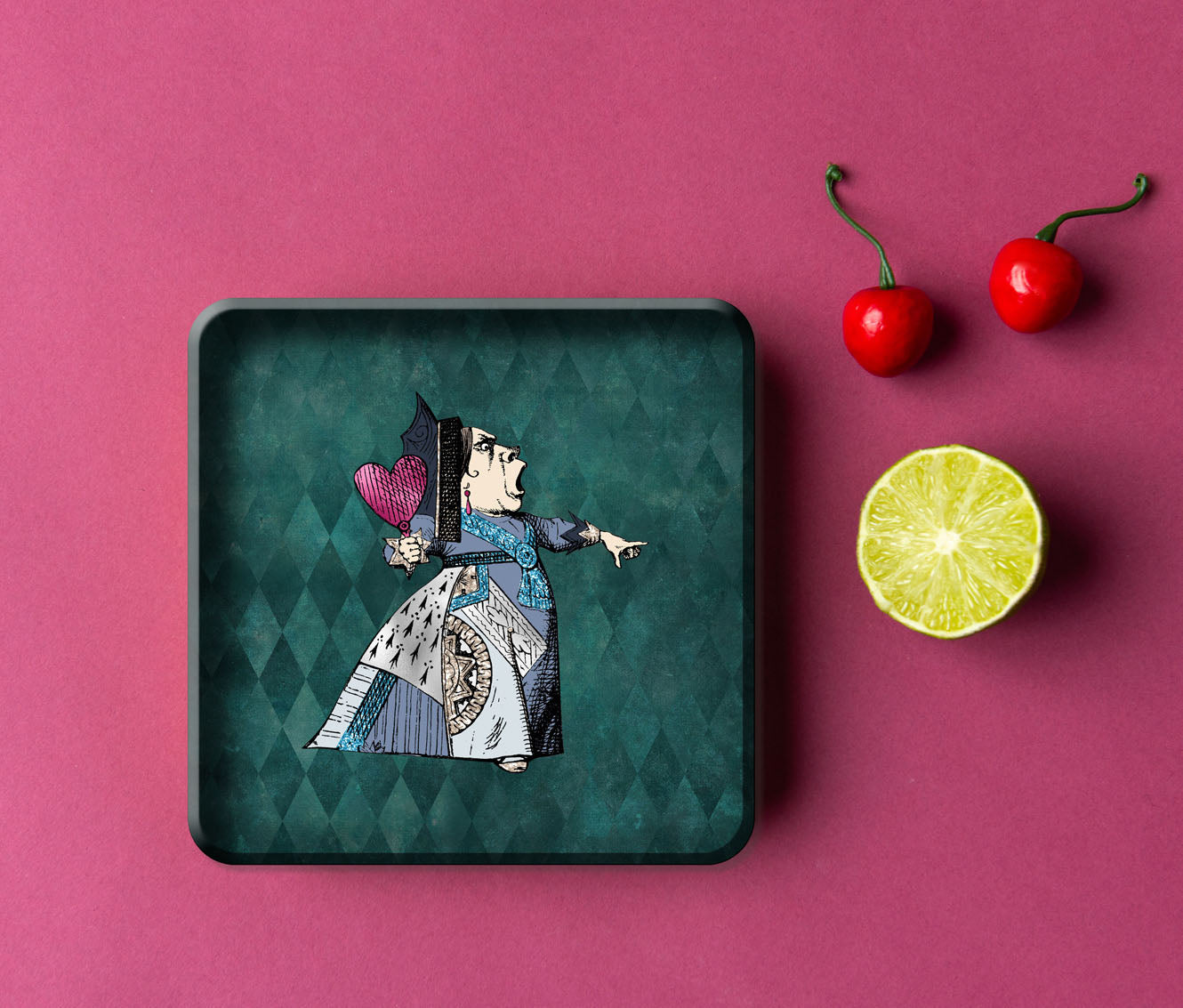 Plateau Métal - Alice 21 - 15 x 15 cm