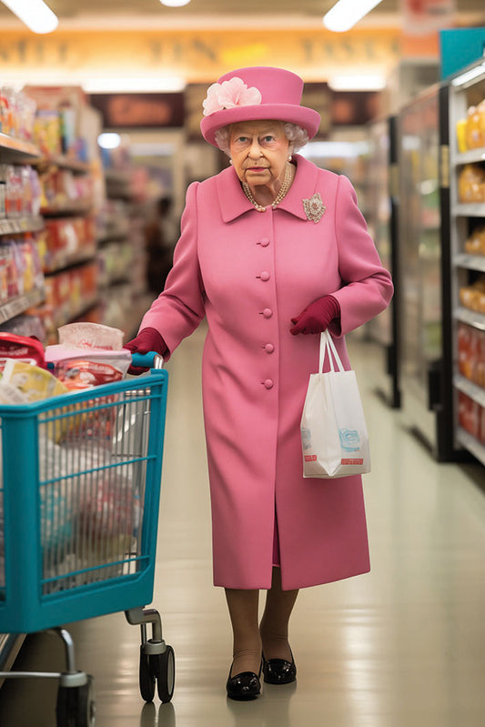 The Queen -  Supermarket Shopping