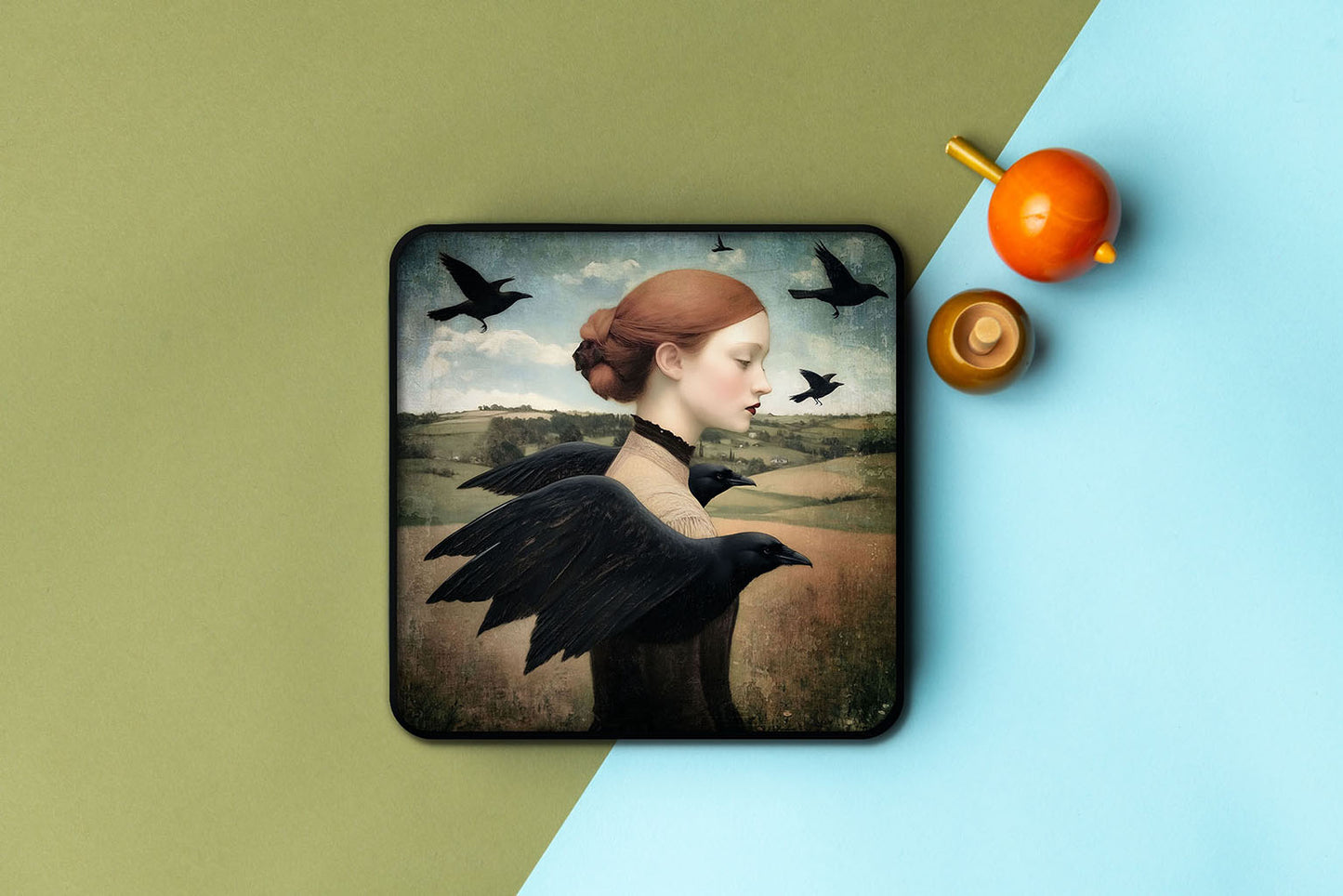 Plateau métal - Alisa - Wings - 15 x 15 cm