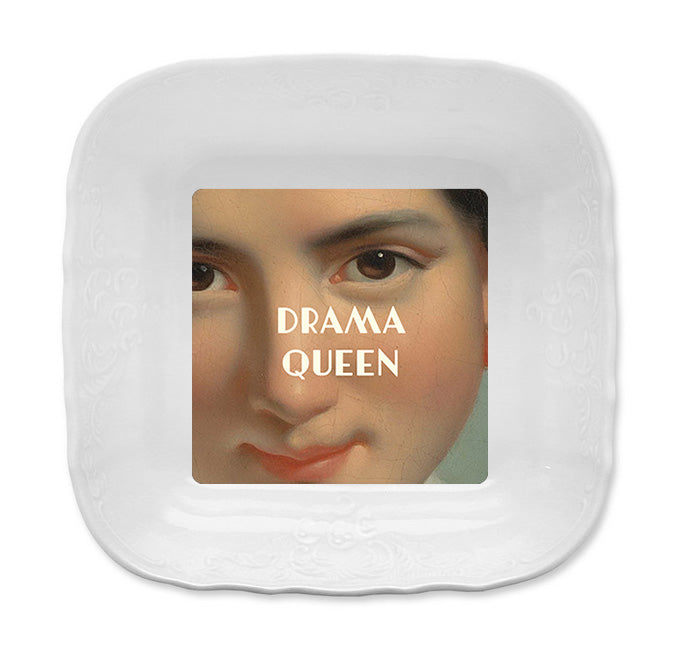 Vide Poche Porcelaine 16 cm - Drama Queen