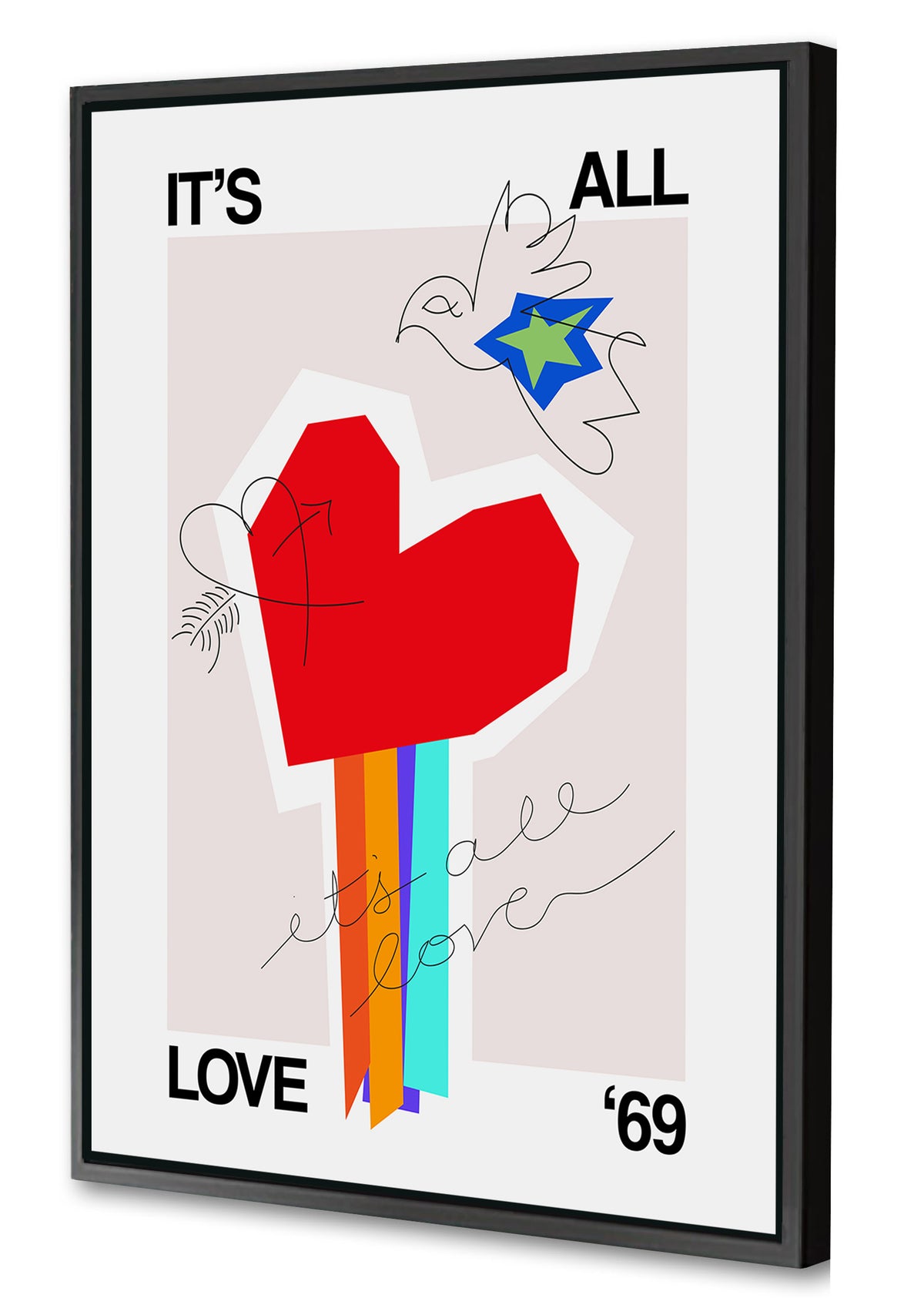 Frances Collett - It's All Love Heart Biscuit