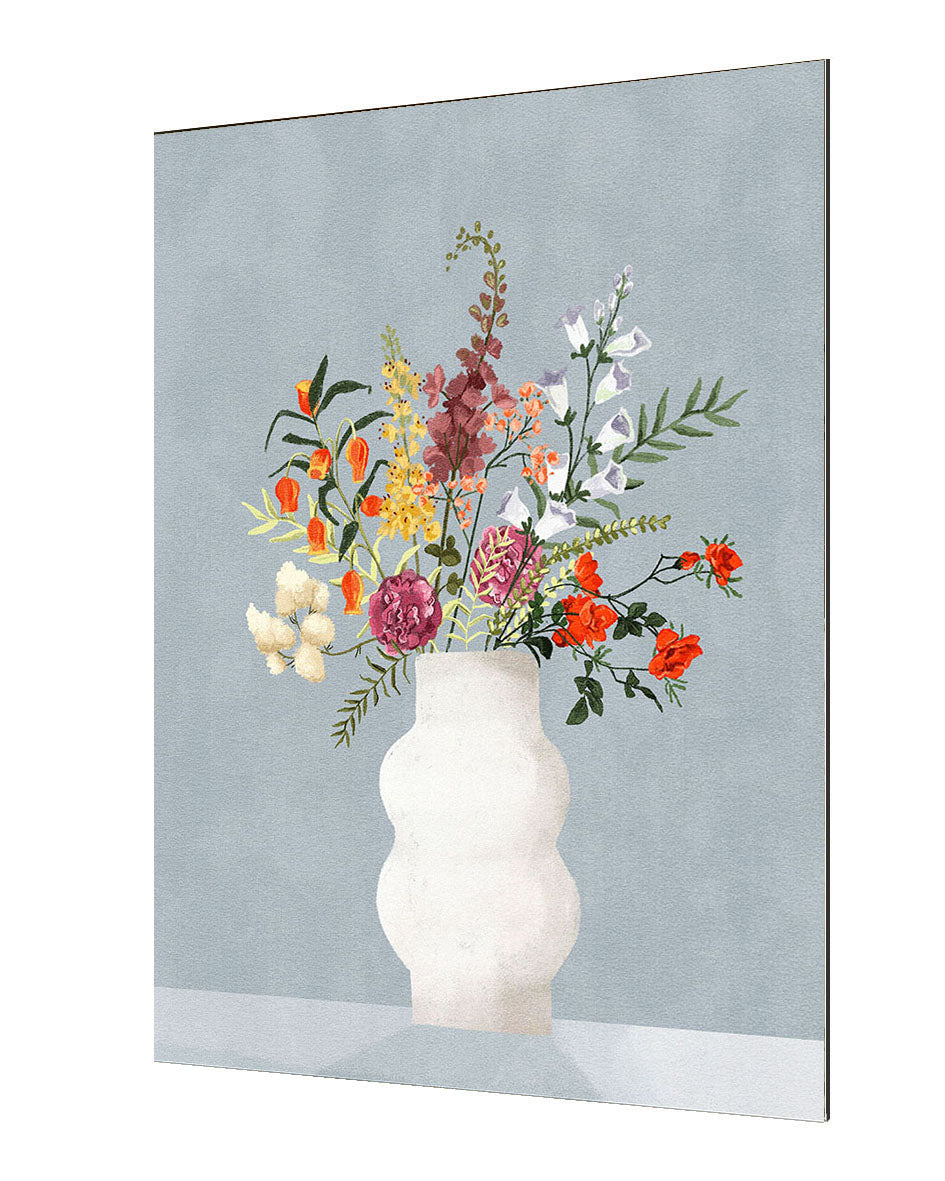 Goed Blauw - Flowers in Vase Blue