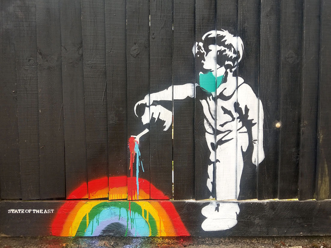 Rainbow Boy - Banksy - Blue Shaker – BLUE SHAKER