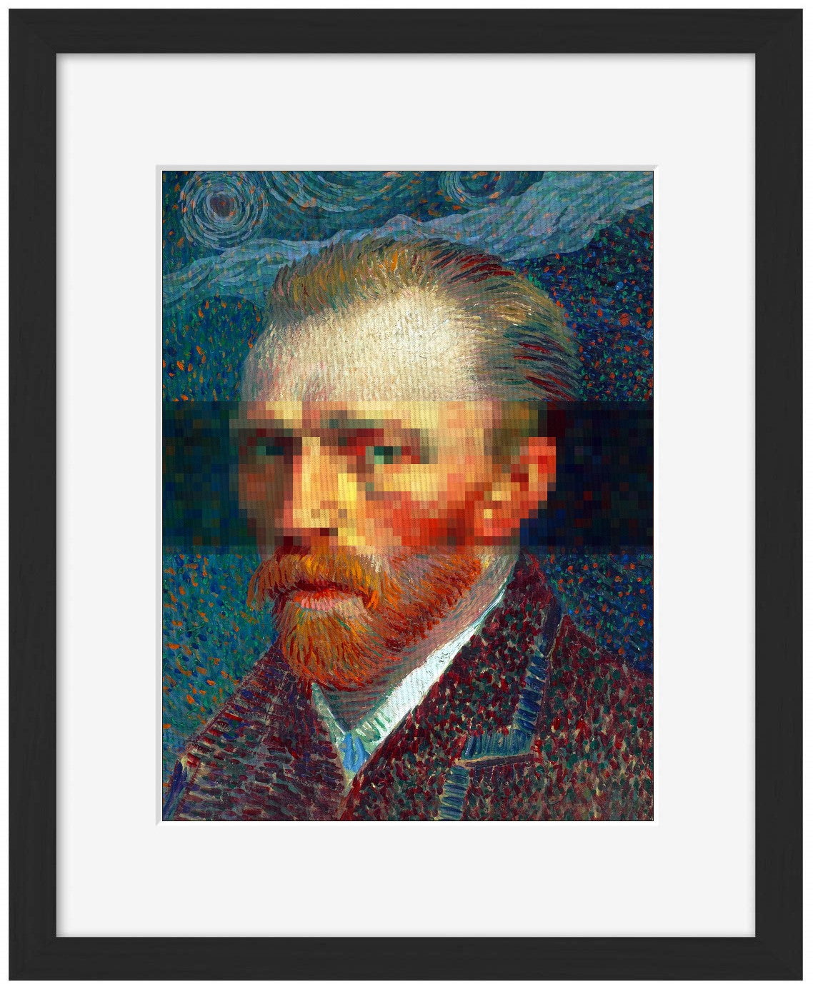 Pix-jose-luis-guerrero, print-Framed Print-30 x 40 cm-BLUE SHAKER