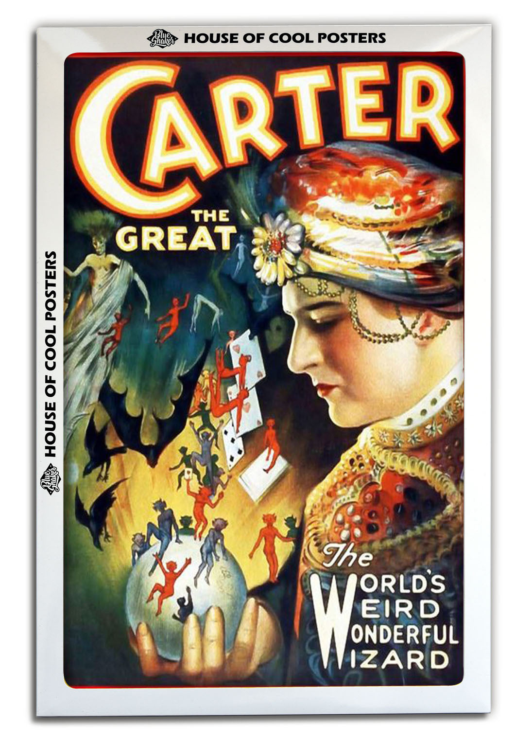 Carter - Wonderful Wizard-magic, print-BLUE SHAKER