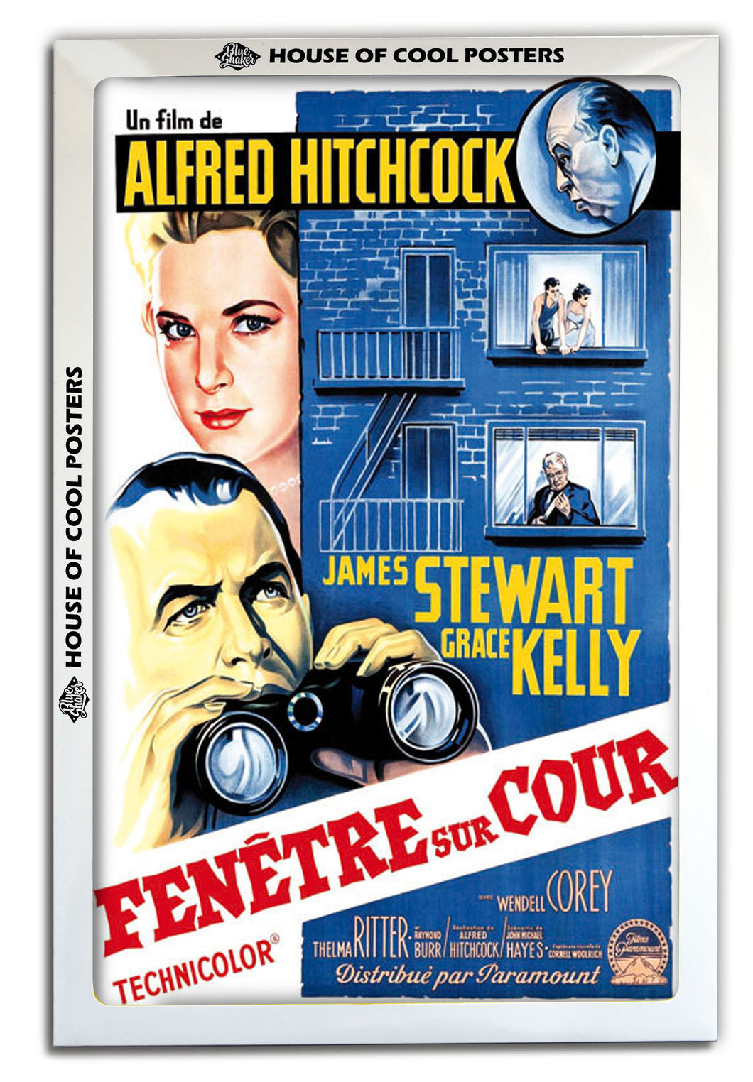 Fenêtre sur Cour-movies, print-BLUE SHAKER
