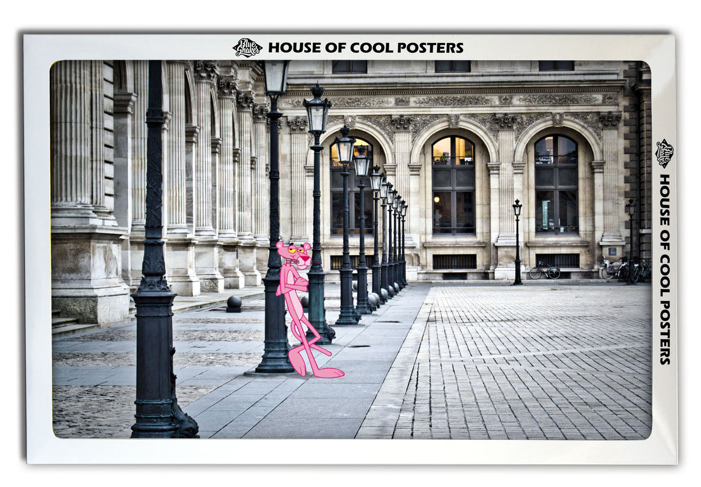 La Panthère Rose-comics-town, print-BLUE SHAKER