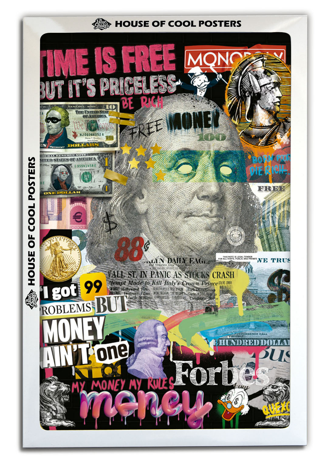 99 Problems-print, ricardo-noble-BLUE SHAKER