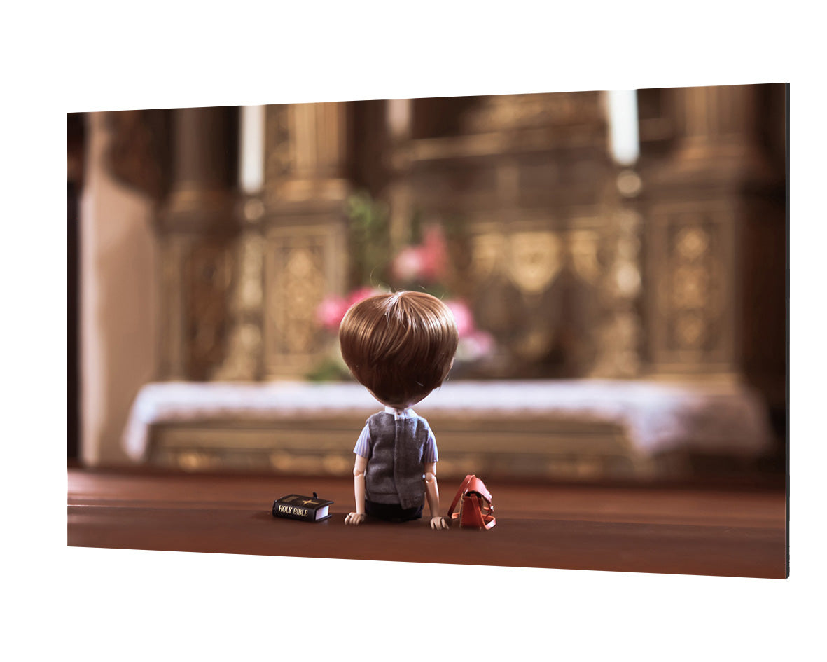 Là où le pêché abonde, la grâce de Dieu surabonde-print, thelma-achermann-Alu Dibond 3mm-40 x 60 cm-BLUE SHAKER