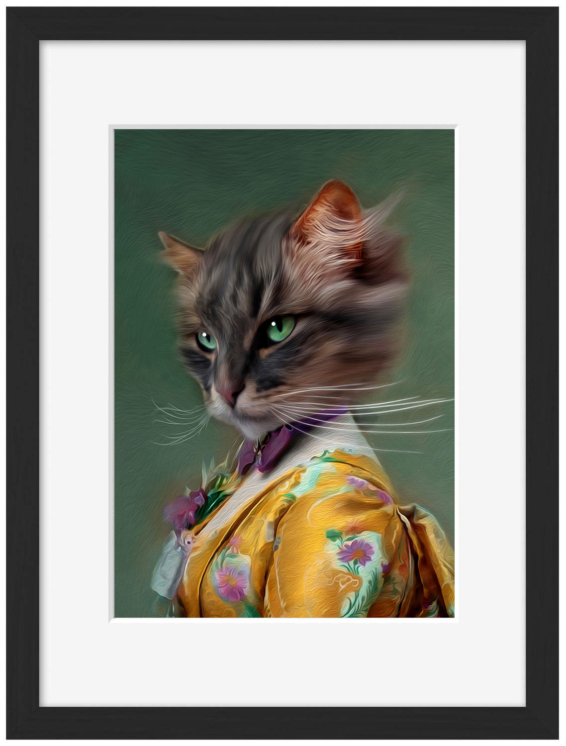 Annefleur-print, tein-lucasson-Framed Print-30 x 40 cm-BLUE SHAKER