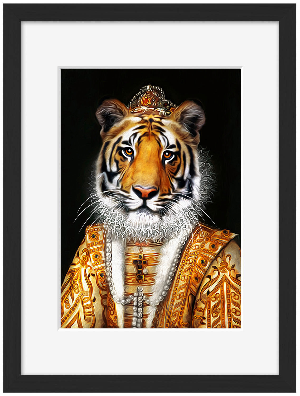 Juliana-print, tein-lucasson-Framed Print-30 x 40 cm-BLUE SHAKER