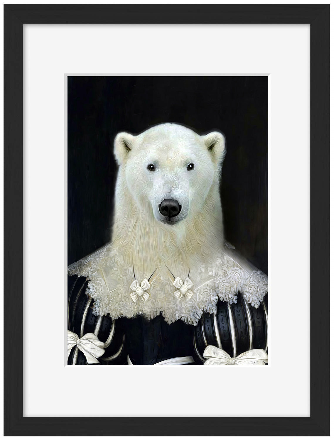 Polly-print, tein-lucasson-Framed Print-30 x 40 cm-BLUE SHAKER