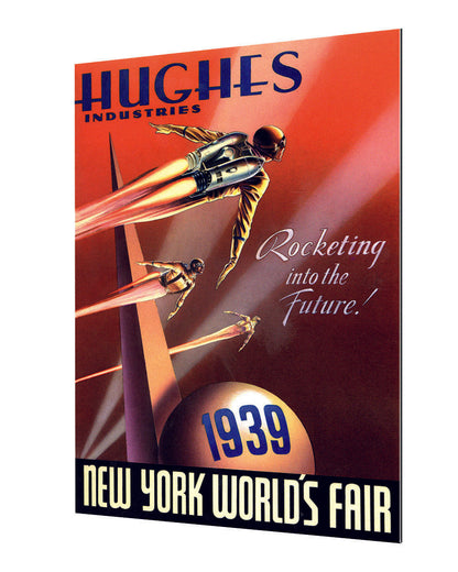 World Fair NEW YORK 1939-expositions, print-Alu Dibond 3mm-40 x 60 cm-BLUE SHAKER