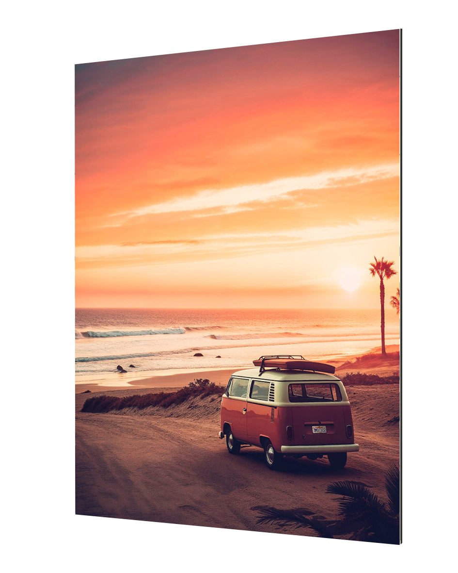 Philippe Hugonnard - California Dreaming VW Van Sunset