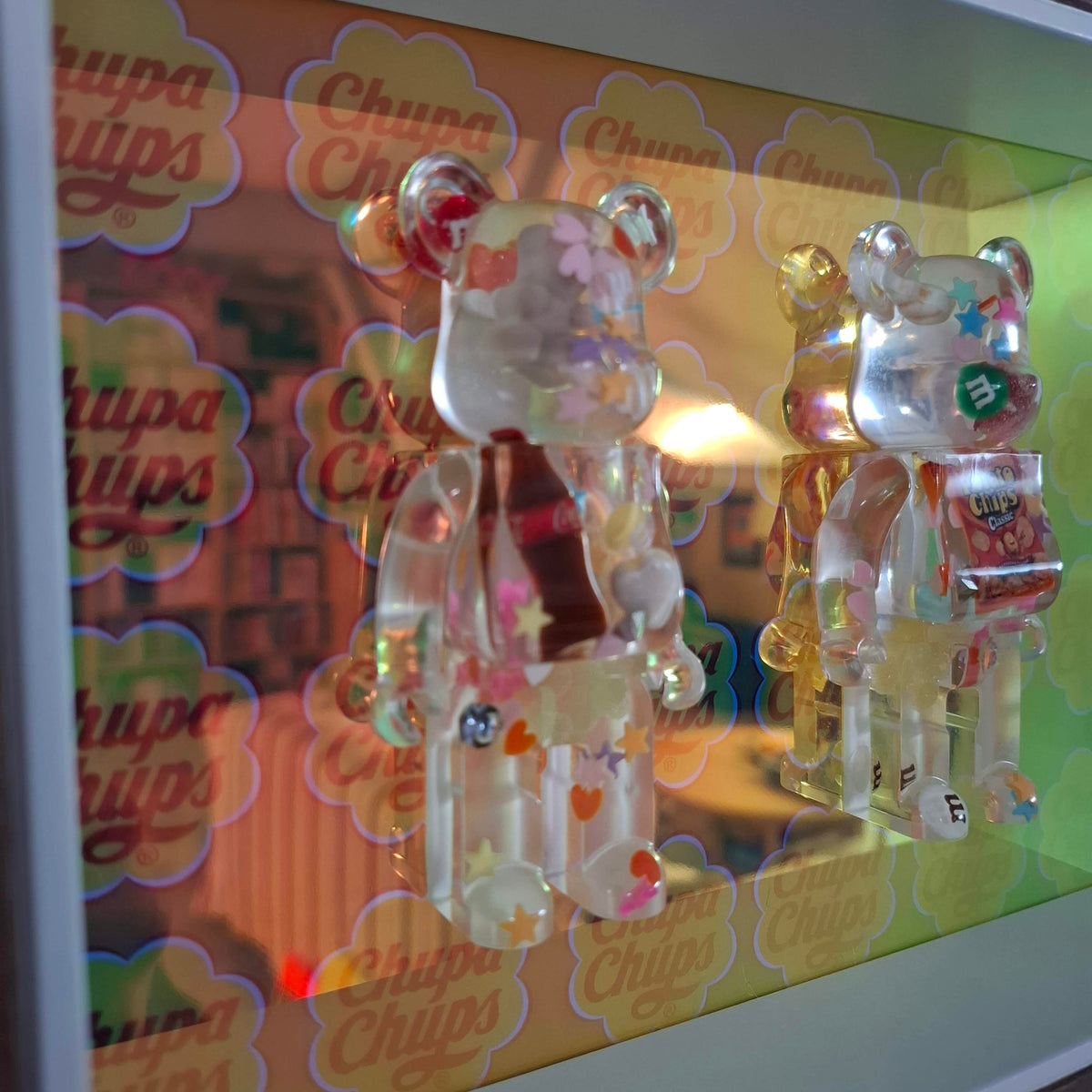 Bearbrick - Chupa Chups Mirror edition