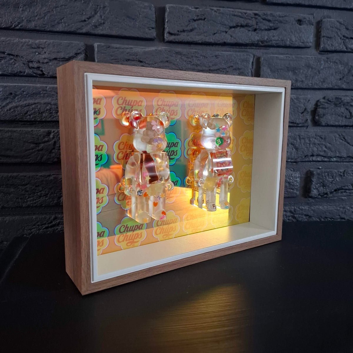 Bearbrick - Chupa Chups Mirror edition