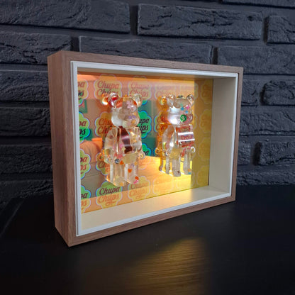Bearbrick - Chupa Chups Mirror edition
