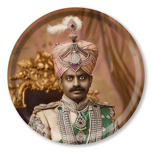 Plateau Rond - Maharaja - Chatrapati - 38 cm