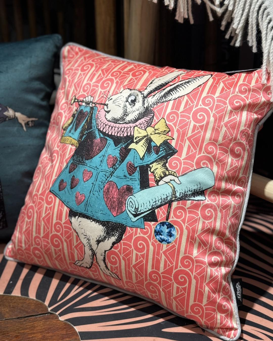 Cushions -  Alice Rabbit Pink