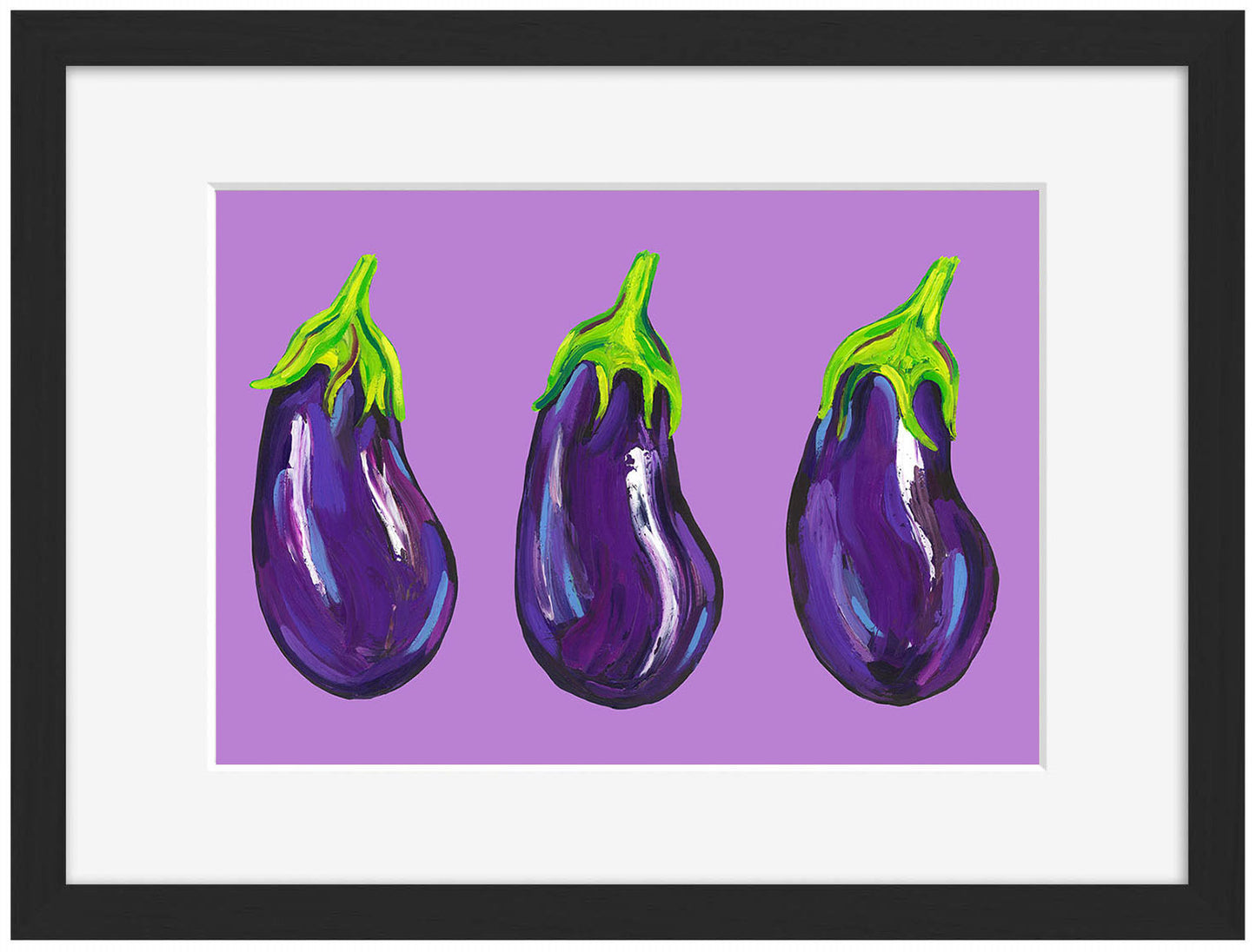 Alice Straker - Aubergines on Purple