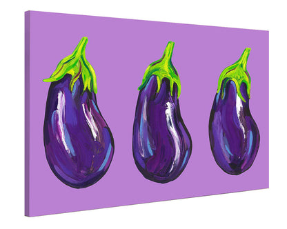 Alice Straker - Aubergines on Purple