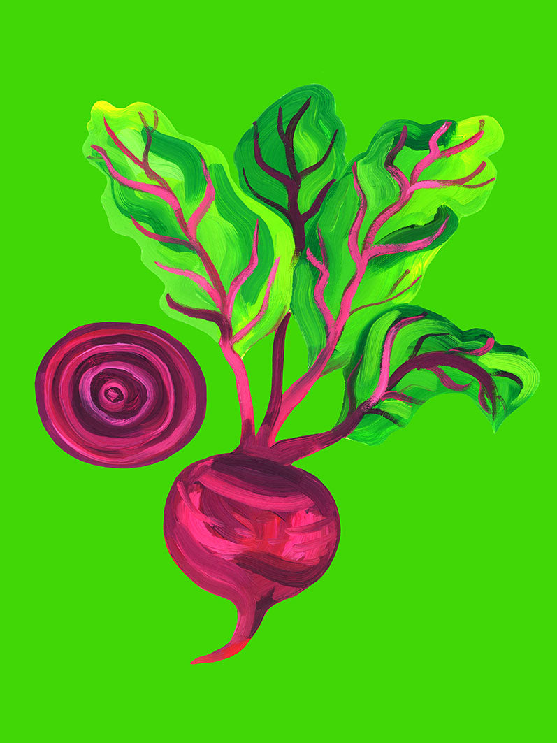 Alice Straker - Beetroot Swirl Green