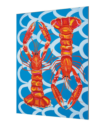 Alice Straker - Langoustines on blue wavey