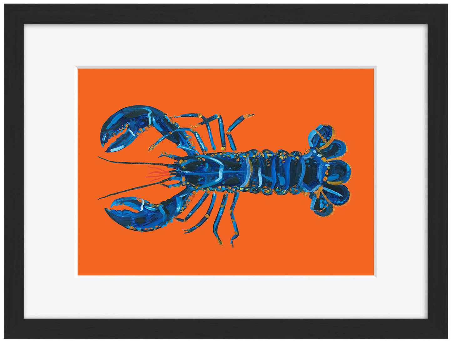 Alice Straker - Lobster on Orange