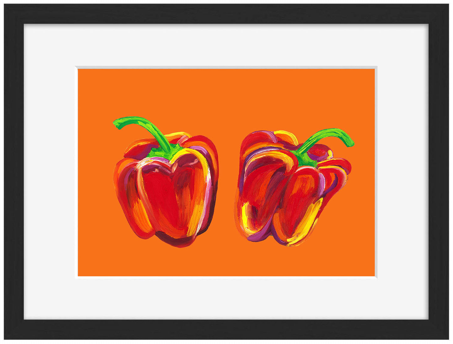 Alice Straker - Peppers on Orange