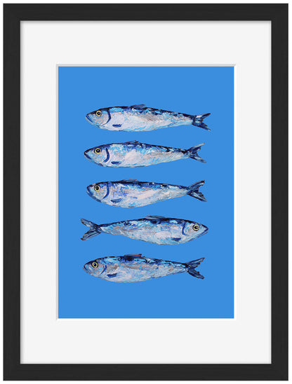 Alice Straker - Sardines on Blue