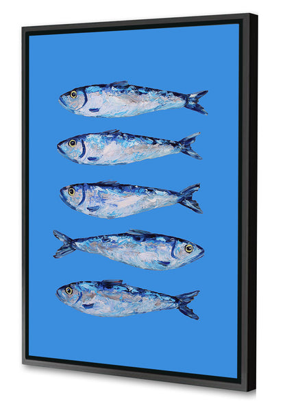 Alice Straker - Sardines on Blue