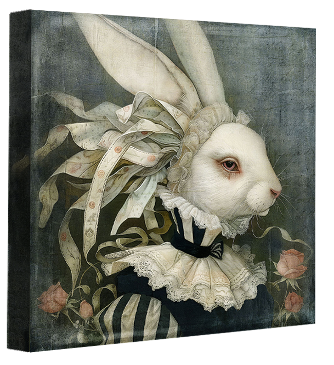Alisa Williams - White Rabbit and Ribbons
