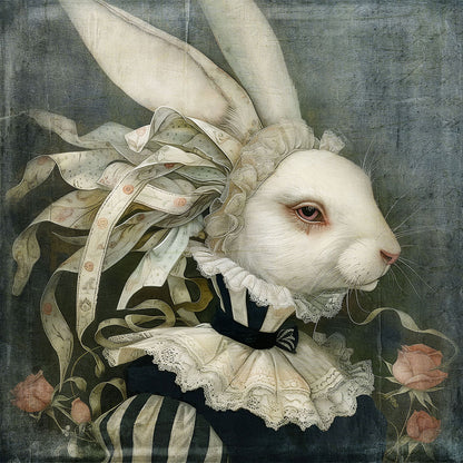Alisa Williams - White Rabbit and Ribbons