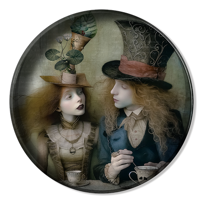 Metal Tray - Alisa - Alice and the Hatter  - 30 cm
