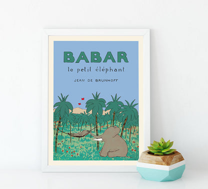 Babar le petit éléphant - Jungle - Bleu