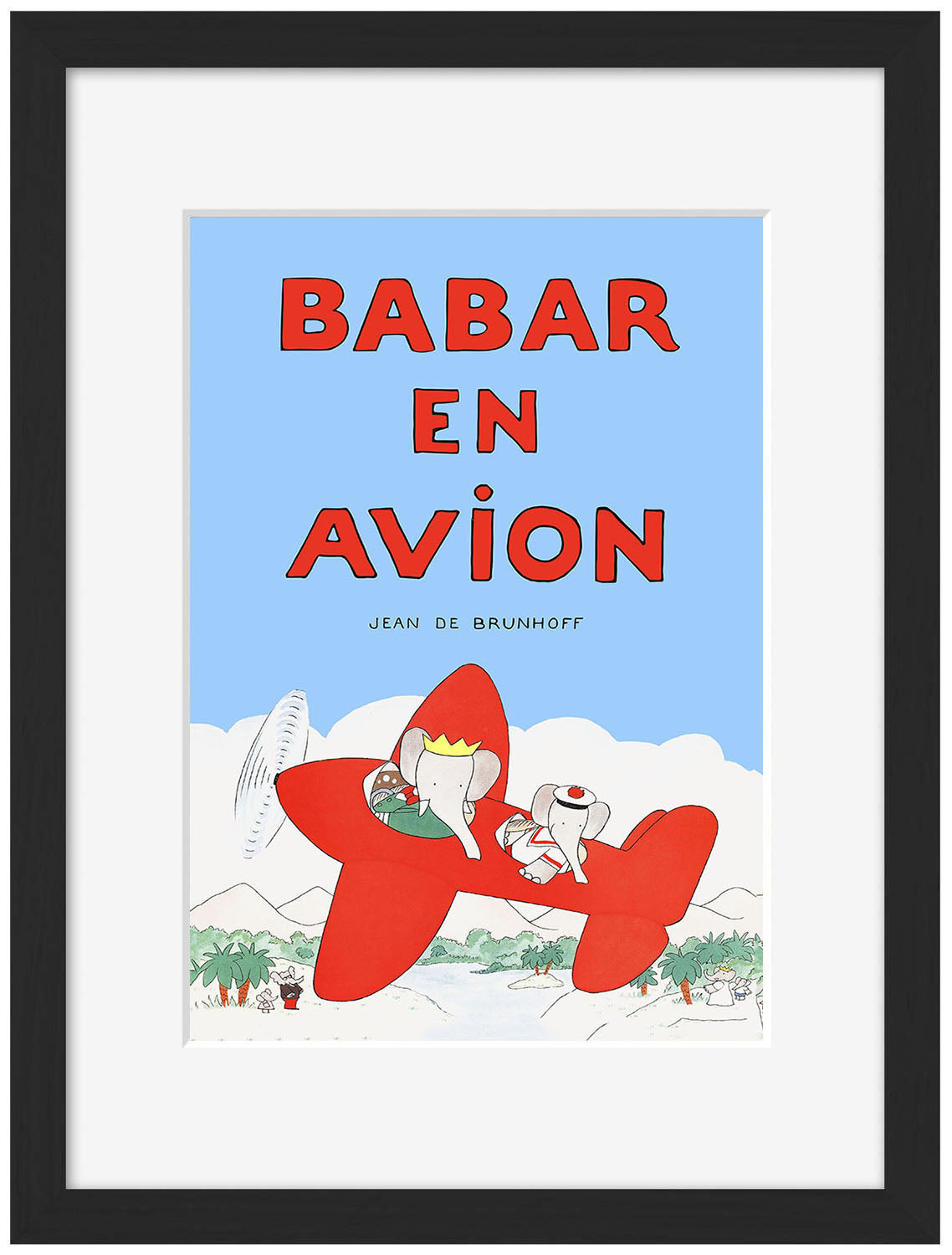 Babar en avion – BLUE SHAKER