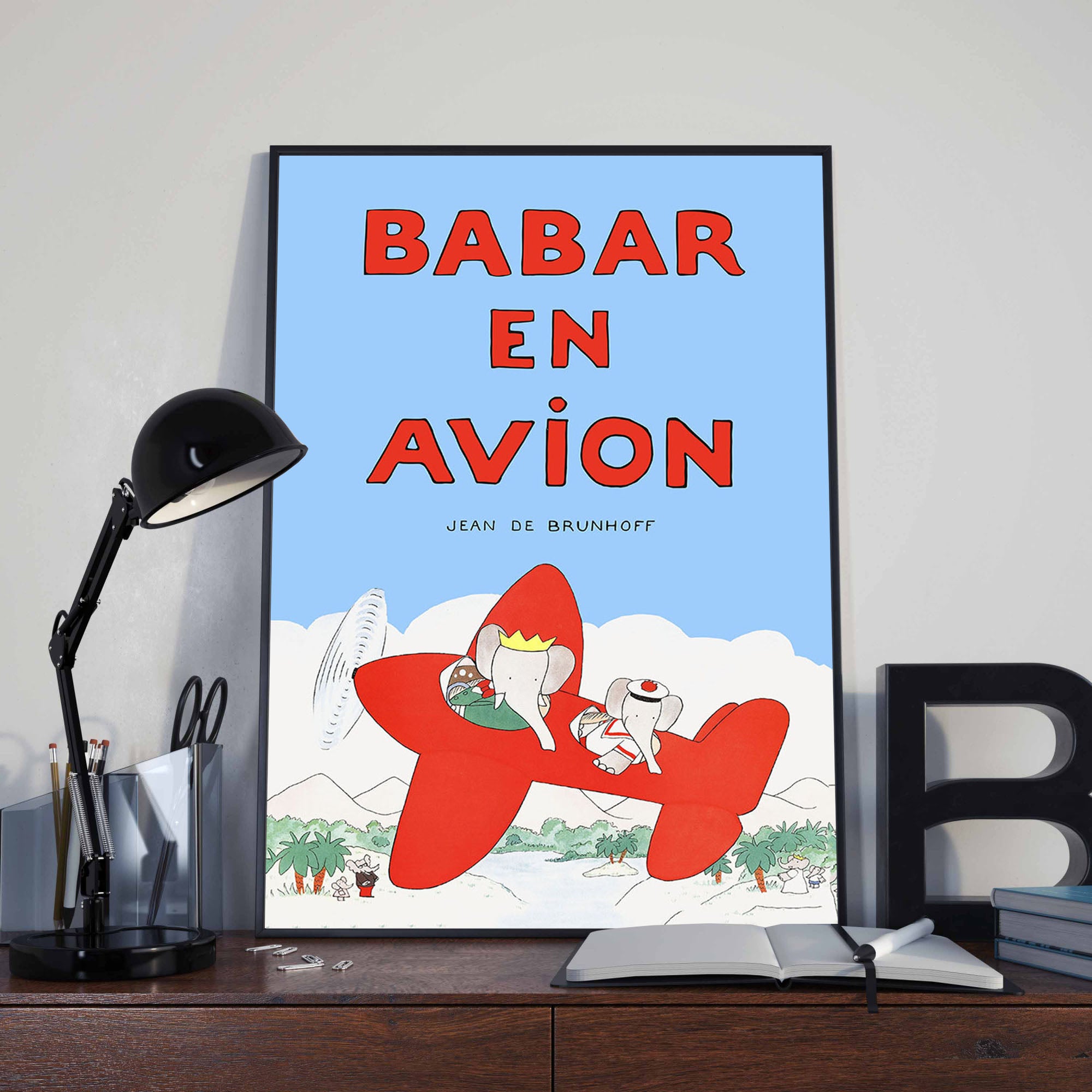 Babar en avion – BLUE SHAKER
