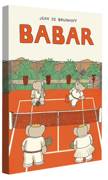 Babar fait du tennis