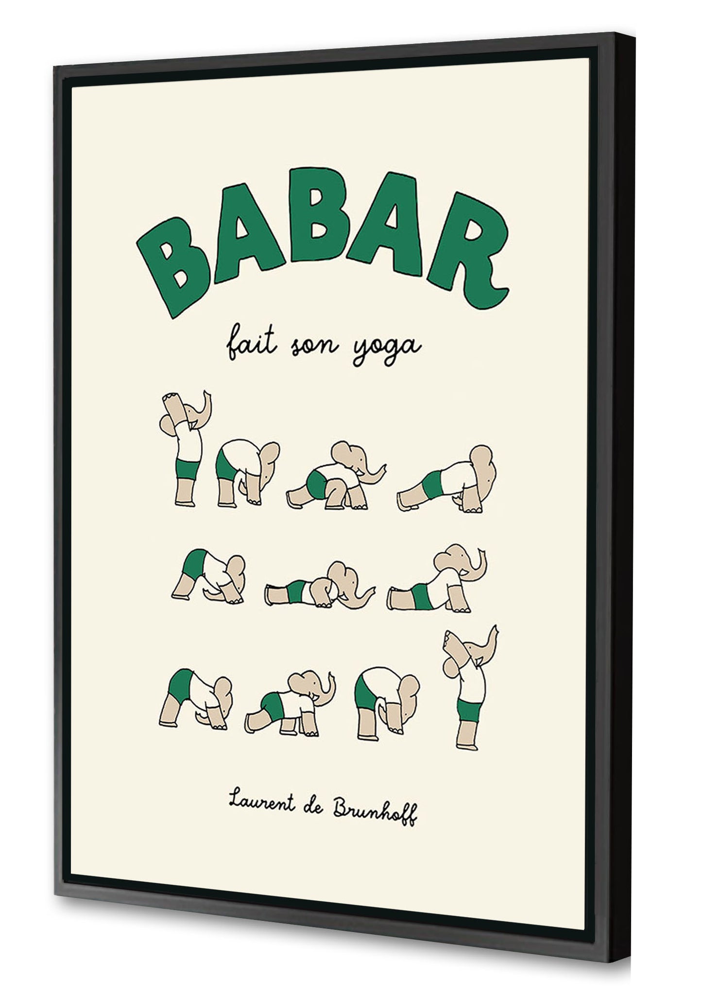 Babar fait son yoga - Vert