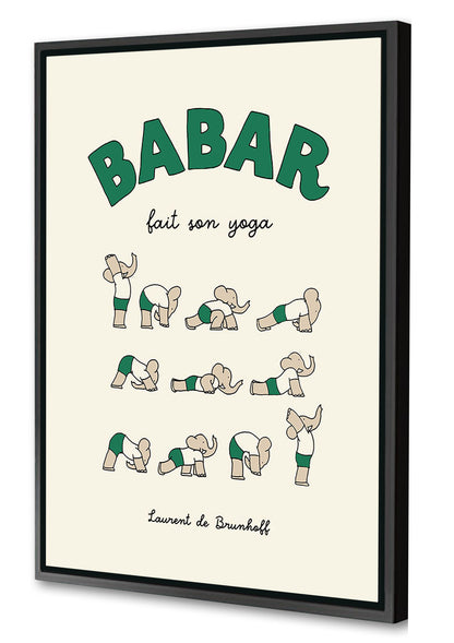 Babar fait son yoga - Vert