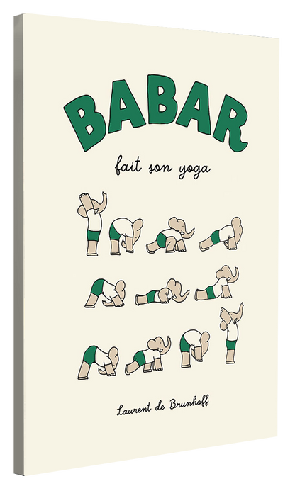 Babar fait son yoga - Vert