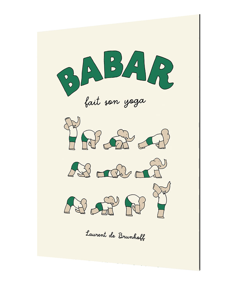 Babar fait son yoga - Vert