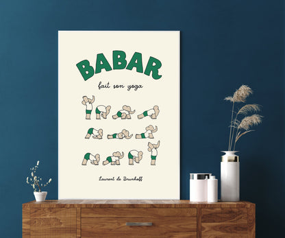 Babar fait son yoga - Vert
