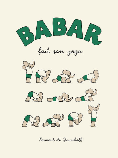 Babar fait son yoga - Vert